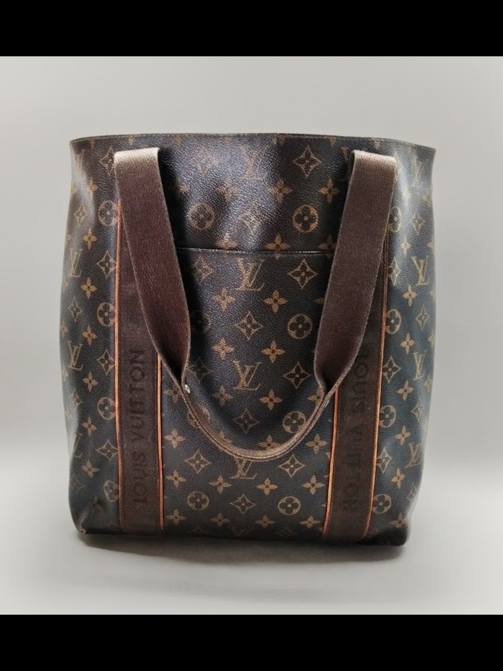 Louis Vuitton Cabas Beaubourg Tote Brown Canvas